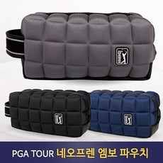 피지에이 [PGA TOUR] 라이센스 네오프렌 엠보 골프 파우치 2986858, 블랙 free, 블랙