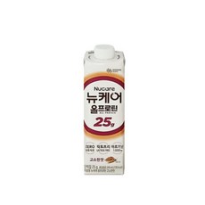 뉴케어 올프로틴 25g 고소한 맛 단백질 음료, 245ml, 6개