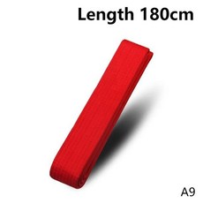 태권도품 겨루기 장비 태권도 컬러 랭킹 벨트 코튼 무술 유도 가라테 합기도 유니폼 1 개, 1개, [09] A9