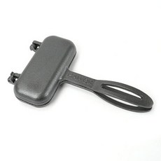 HAWOK 컴팩트 주철 그릴 샌드위치 메이커 길이 25.4cm(10인치) x 너비 14.9cm(5.9인치) 높이 3.8cm(1.5인치) 양면 프라이팬 아침 식사 핫도그 토, Black-01