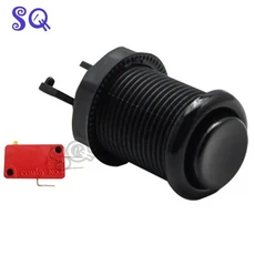 Happ 아케이드 멀티케이드 푸시 버튼 내구성 잠마 게임 스위치 8 색 오렌지 퍼플 바탑 머신, 06 black