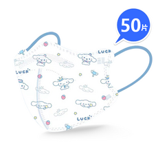 兒童專用口罩 韓版蝶型 KN95高端防護 過濾98% 獨立包裝 4D立體口罩 4-13歲可愛小孩大童口罩, 1套, 【兒童蝶型】玉桂狗 獨立包裝, 50個裝