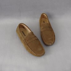 브로 남자 소가죽 스웨이드 드라이빙슈즈 빅사이즈