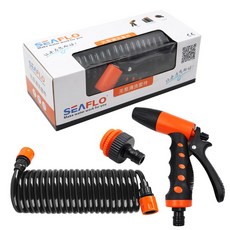 SEAFLO 세차 키트 펌프 없는 청소 키트 자동차 및 정원 사용에 적합한 수도꼭지 대부분의 호스에, SFHW2-060-01