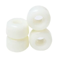 쿠쿠스토어 스케이트보드 롱보드 휠 스턴트 다운스피드 PU 54mm x 3mm 82A 세트당 4 개, 01 White