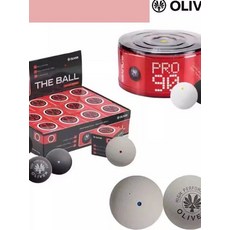 입문용 스쿼시 공 블루닷 옐로우닷 초보자용 공, 1. 블랙 블루닷 1개