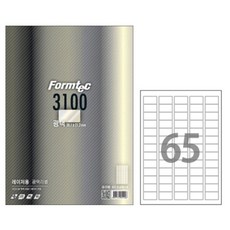 (BE) 폼텍 A4 바코드라벨 LA-3100 65칸 20매