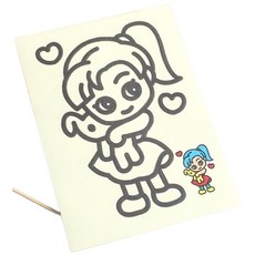 DIY沙畫材料包 兒童美術勞作, 一份入, Multicolor, 1個