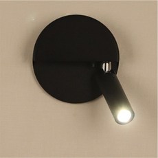 LED 에코 조이풀 벽등 3W 블랙 플리커프리 매장 사무실 베란다 테라스 침실 거실 인테리어조명