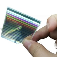 1개 결함이 있는 이색 프리즘 장식용 광학 유리 파티 가정용 장식 예술 DY 과학 물리 연구 50X45mm / 48x41mm(1개 3237mm 무작위), 1개 32-37mm 랜덤