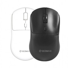 GEOMAX GM-BTM1100 [무소음] 무선 겸용 블루투스 마우스, 블랙, 61g, 1