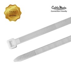 (CableMate) 케이블메이트 케이블타이 UN-150i (중/150mm) (화이트)(100개), 1세트