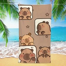 귀여운 비치 타월 초흡 해변 수영장 여행 스파용 선물 여름 필수품