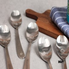 도시락 포크숟가락 어린이포크, 돼지