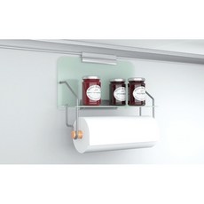 佳飾美 台灣製造 304不鏽鋼置物紙巾架 易利勾 EZ勾 廚房收納 餐具收納, 1個, Silver