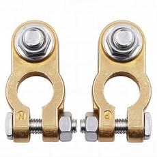 차량용 배터리터미널 황동 배터리단자 신주 밧데리 터미널 터미날 양극+음극- 2개세트, 배터리터미널 기본형C+-2개세트, 1세트