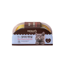 몰리스 미니캔 참치와게맛살, 180g, 1개