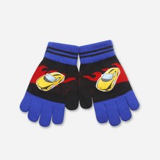 體溫魔術師丨MIT台灣製 兒童跑車刺繡保暖手套 萊卡彈性4-9歲冬季手套