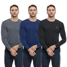 <BFL> (1+1+1) 국내원단! 남성 쿨 라운드 긴팔티_백 메쉬 아웃도어 등산 긴팔 티셔츠