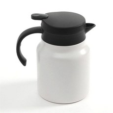 먼드 이중진공 차망 보온주전자 900ml 화이트 스테인리스주전자