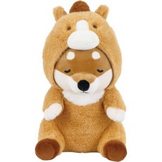 리브하트 프리미엄 네무네무 애니멀 후드 시바견 안는 인형 M
