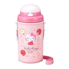 OSK 오에스케이 헬로키티 스트로우 물병 보냉 450ml 핑크