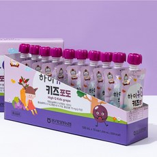 [풍기인삼농협 직영] 황풍정 하이큐 키즈 포도, 10개, 100ml