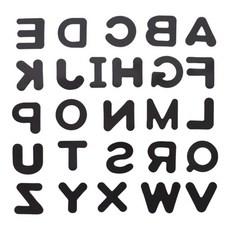 엄마랑 영어공부 접착 시트지 공부 자석판 대문자용/ 단어놀이 자석글자 어린이집 4세, 26피스, 1개