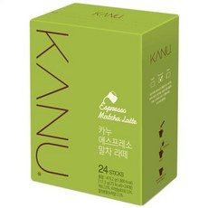 카누 에스프레소 말차 라떼 커피믹스, 17.3g, 24개입, 1개