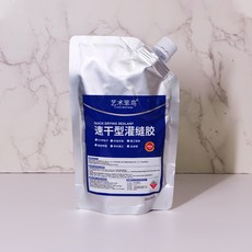 藝術笨鳥速乾灌縫膠 墻體縫隙防水膠 水泥補漏王 500g 高彈抗裂 QJ2439, 1個, 速乾灌縫膠 500g