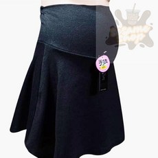 참깨샵 임부 복대형 기모 플레어 치마 임부복