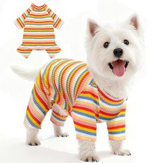 BAEJMJK 강아지 파자마 옷(그린 그린 XL), 옐로우