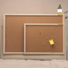 미손신형 코르크 게시판 60x45cm 핀 천연콜크 국산, 상세 설명 참조