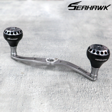 씨호크 BDA 베이트릴 튜닝 더블핸들 AL 시마노 다이와 호환, 2.블랙/건스모크, 1개