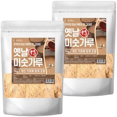 건강중심 국산 100% 옛날 미숫가루 검은콩 선식, 2개, 1kg