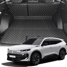 필랑트 퀄팅 트렁크매트 가죽 차박 바닥 일체형 하이브리드, 블랙+블랙, 2열등받이+트렁크바닥(일체형), 블랙+블랙, 르노필랑트