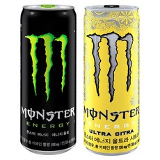 몬스터 에너지 355ml 시트라 12캔+그린 12캔, 12캔