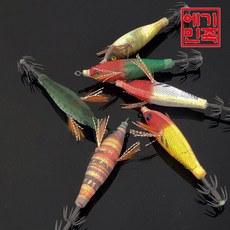 이오스컴퍼니 에기민족 로열 PJ-001 고추장 닭새우 갑오징어 쭈꾸미 한치 문어 야광수평, 07.역누드고추장, 1개, 6g