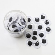 인형 눈알 15mm 1통(10g) 완구 스티커 눈알 ken+22199Am