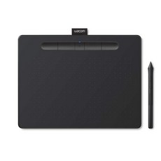 [Amazon.co.jp 한정] 와콤 펜 타블렛 Wacom Intuos Medium 무선 크리스터 첨부 블랙 Android에도 대응 데이터 특전 첨부 TCTL6100WLK0