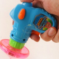 가온로그 LED 총 팽이 팽이장난감, 1개