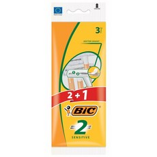 BIC 法國比克 雙層輕便刮鬍刀 SENSITIVE, 2+1入