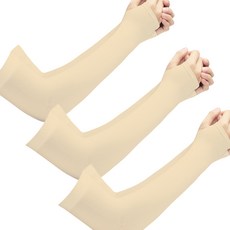 로즈벨 자외선 차단 쿨토시 남자 여성 공용 냉감 토시 팔토시, 3세트, 스킨