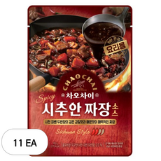 차오차이 시추안 짜장소스, 165g, 11개