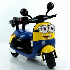 現貨 小小兵電動車 超酷椅背款 兒童騎乘電動玩具車 生日禮物, 1個, 只限宅配寄出