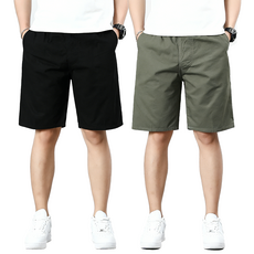남자 반바지 면100% 스판 밴딩 기본 반바지 2P세트 tanlz