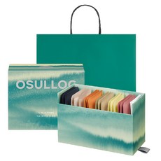 OSULLOC Island茶葉禮盒+購物袋組, 茶包 6種, 1組