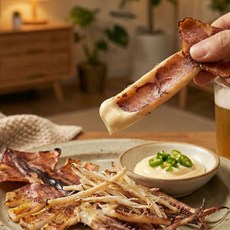 씹을수록 부드러운 반건조 한치, 1박스, 10마리(350g)