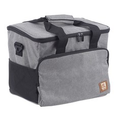 따봉오빠 캠핑 피크닉 프론트 포켓 대용량 보온보냉 가방 대형 JNHA1860, 그레이, 27L