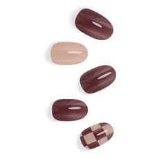 반경화 젤네일스트립 Choco grid 초코 그리드 HY-0001 셀프네일 [HOYEOM], 1개, Choco grid (HY-0001)